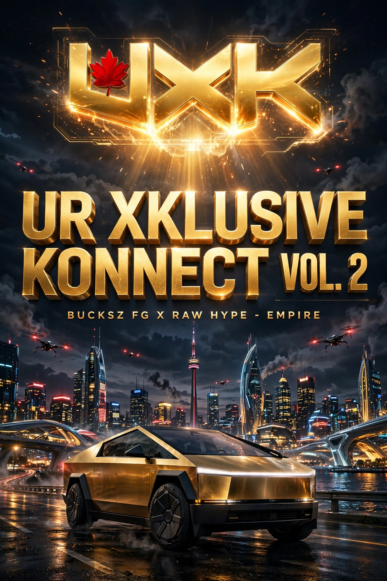UR XKLUSIVE KONNECT Vol. 2 — official mixtape cover