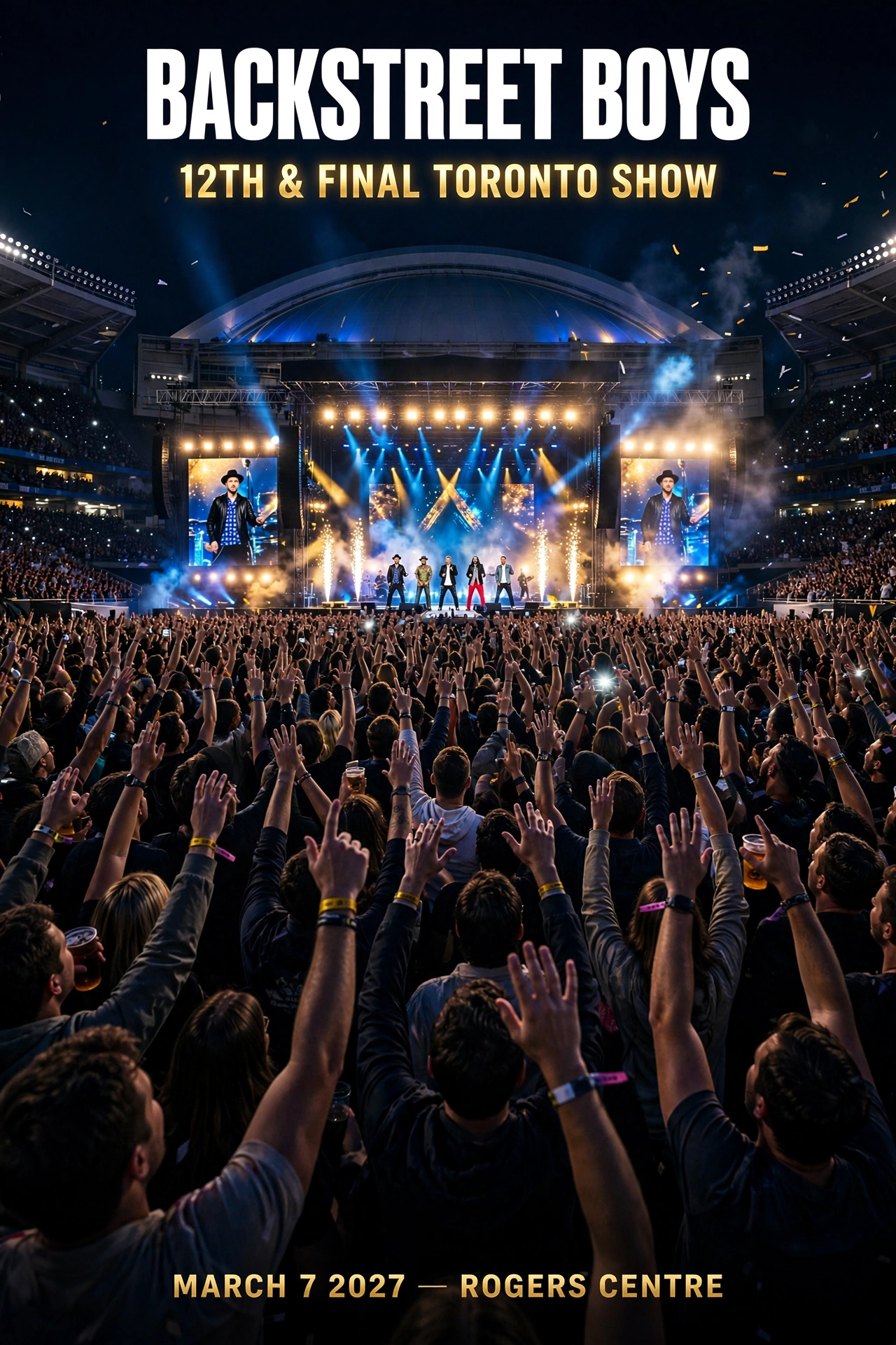 Backstreet Boys — 12th and final Toronto show added, March 7 2027 at Rogers Centre