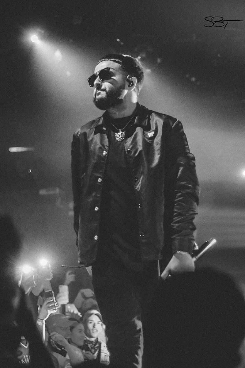 NAV performing on stage